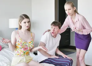 Mẹ kế bắt cục cưng riêng của ông chồng quan hệ với cậu con trai